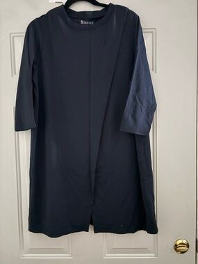 Roaman's Navy Blue Women’s Shift Dress